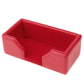 Red Bonded Leather Business Card Holder!!!